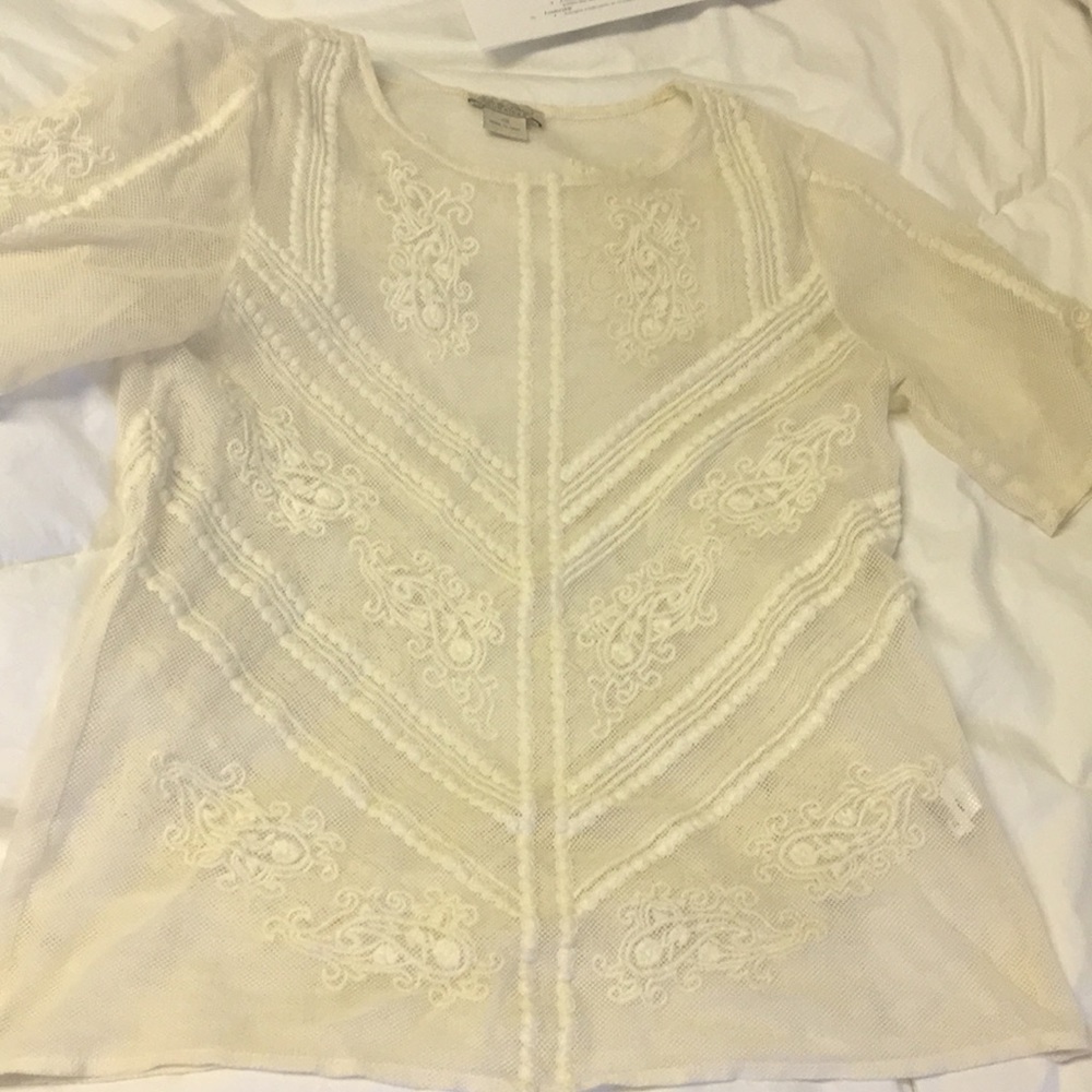 Lucky Brand Lace Shirt